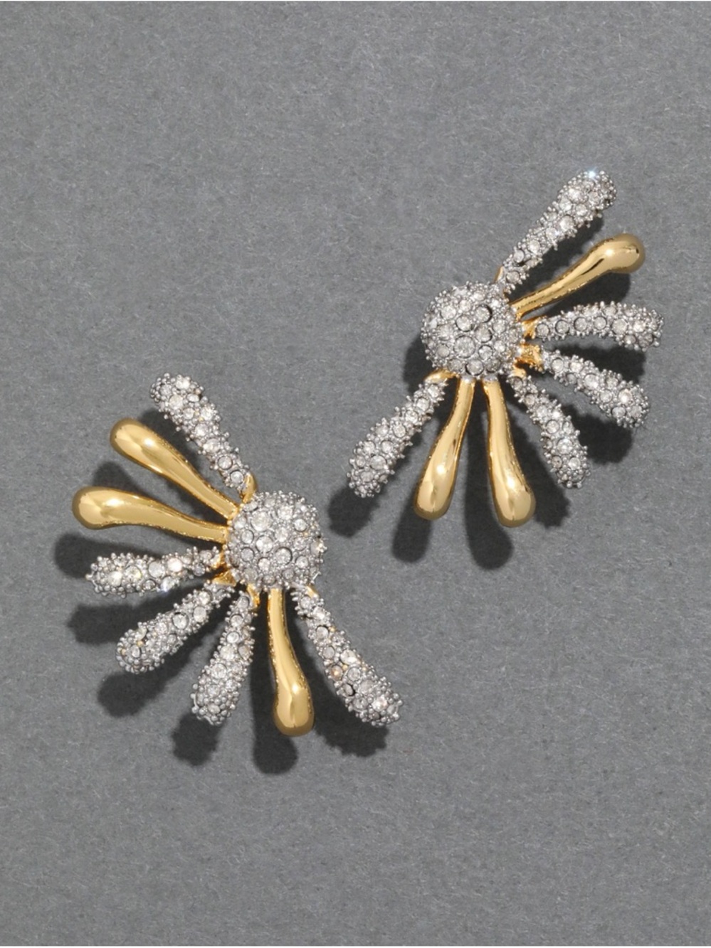 Alexis Bittar Solanales Pavé Spray Post Earrings